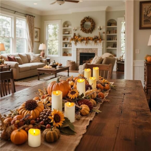 6"x3" Outdoor Waterproof Flameless Candles, LED Candles, Battery Operated Candle - Picture 3 of 7